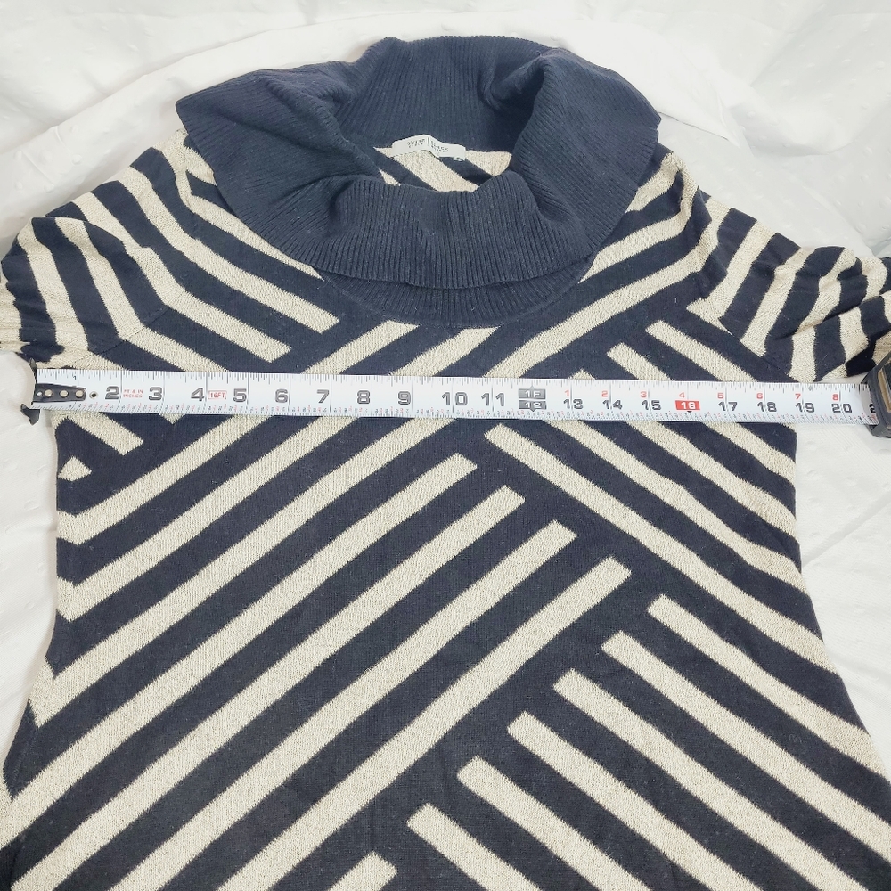 WHITE HOUSE /BLACK MARKET LONGSLEEVE  COWL NECK SWEATER - Picture 5 of 9